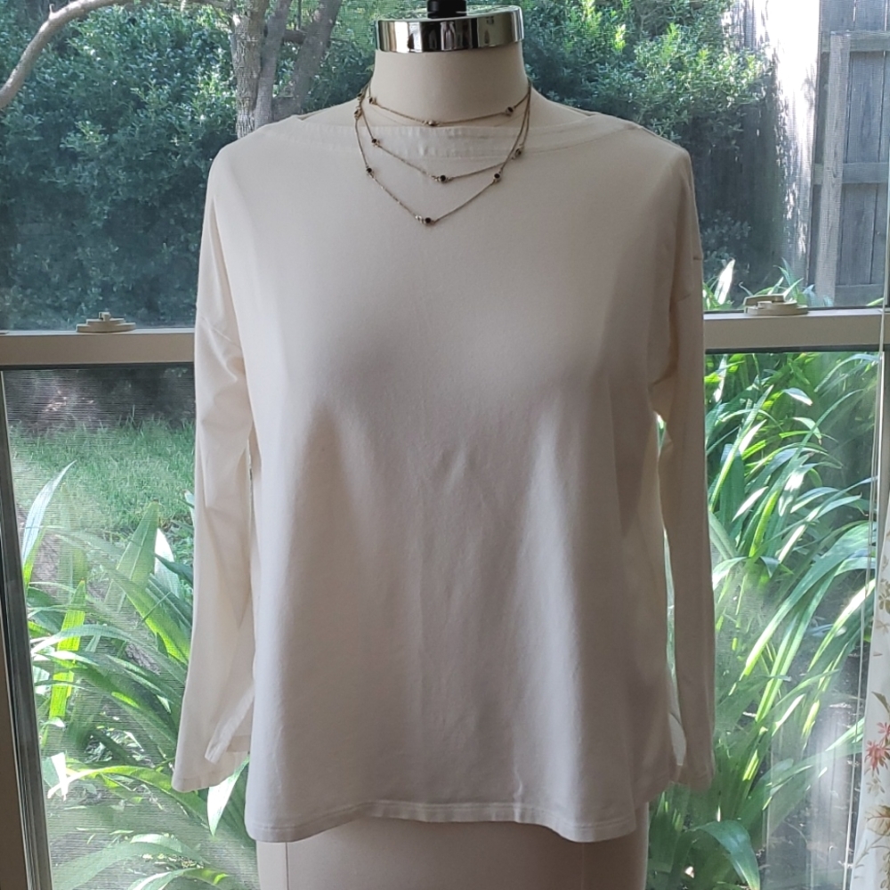 J.Jill Boat Neck Longsleeve